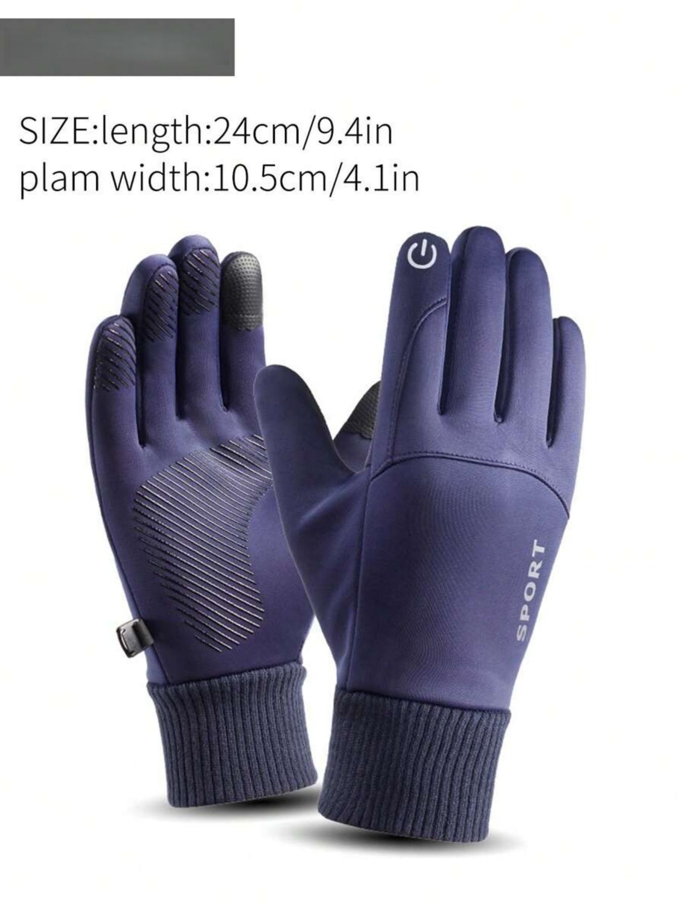 New Waterproof Touchscreen Gloves, Outdoor Sports, Skiing, Motorcycle Riding, Cycling, Fleece Lined, Christmas Gift, All Seasons