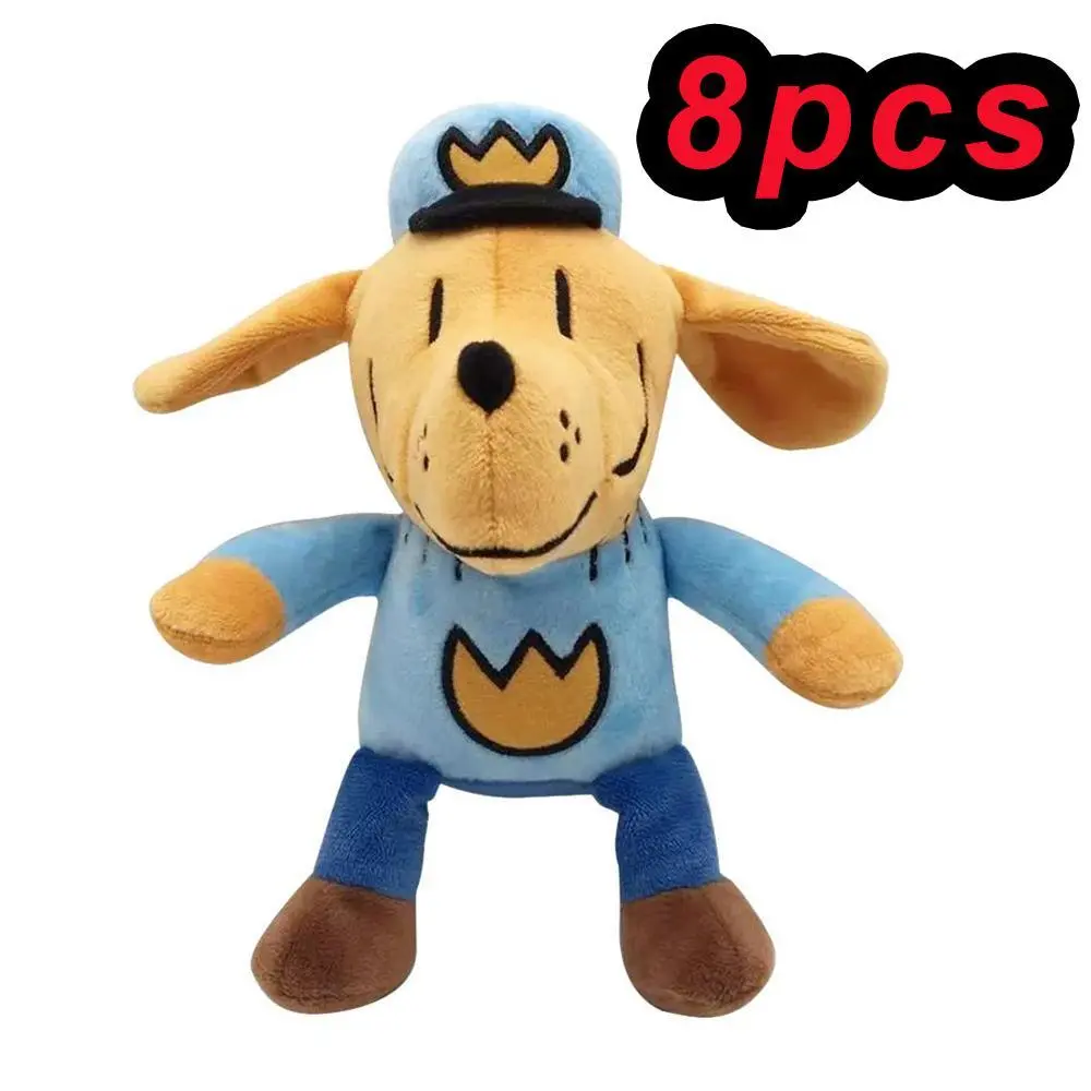 Hot Cute Dog Man's Petey Plush Toys Doll Dogman Plush Soft Stuffed Cartoon Animals Toys Gifts for Children Kids Xmas Birthday