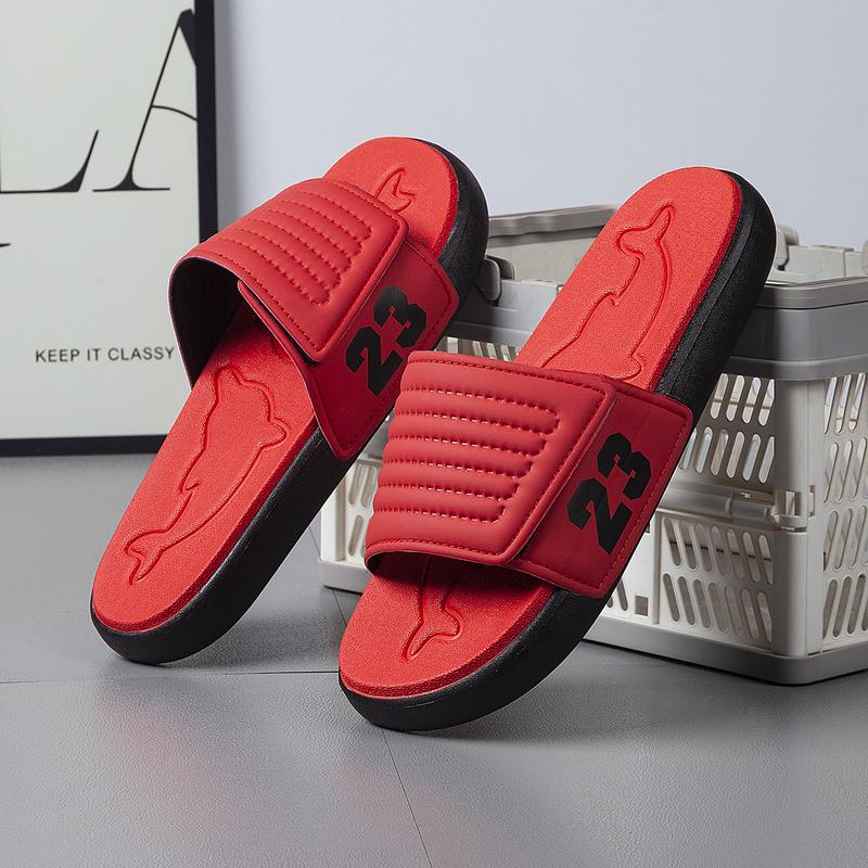 Summer shoes, men's sandals, fashionable slippers, adjustable upper，Sports sandals, comfortable thick sole