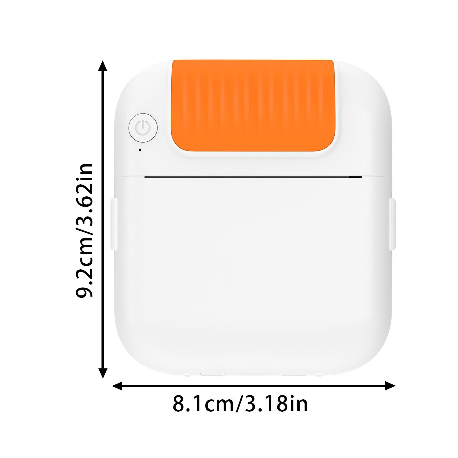 Label Maker Sticker Printer Portable Mini Bluetooth Label Printer Mini Thermal Sticker Printer for Home Kitchen School Office Mini Portable Printer Inkless Thermal Printer Ink-Free Sticker Machine Ideal for DIY Crafts Journaling Study Work Labels