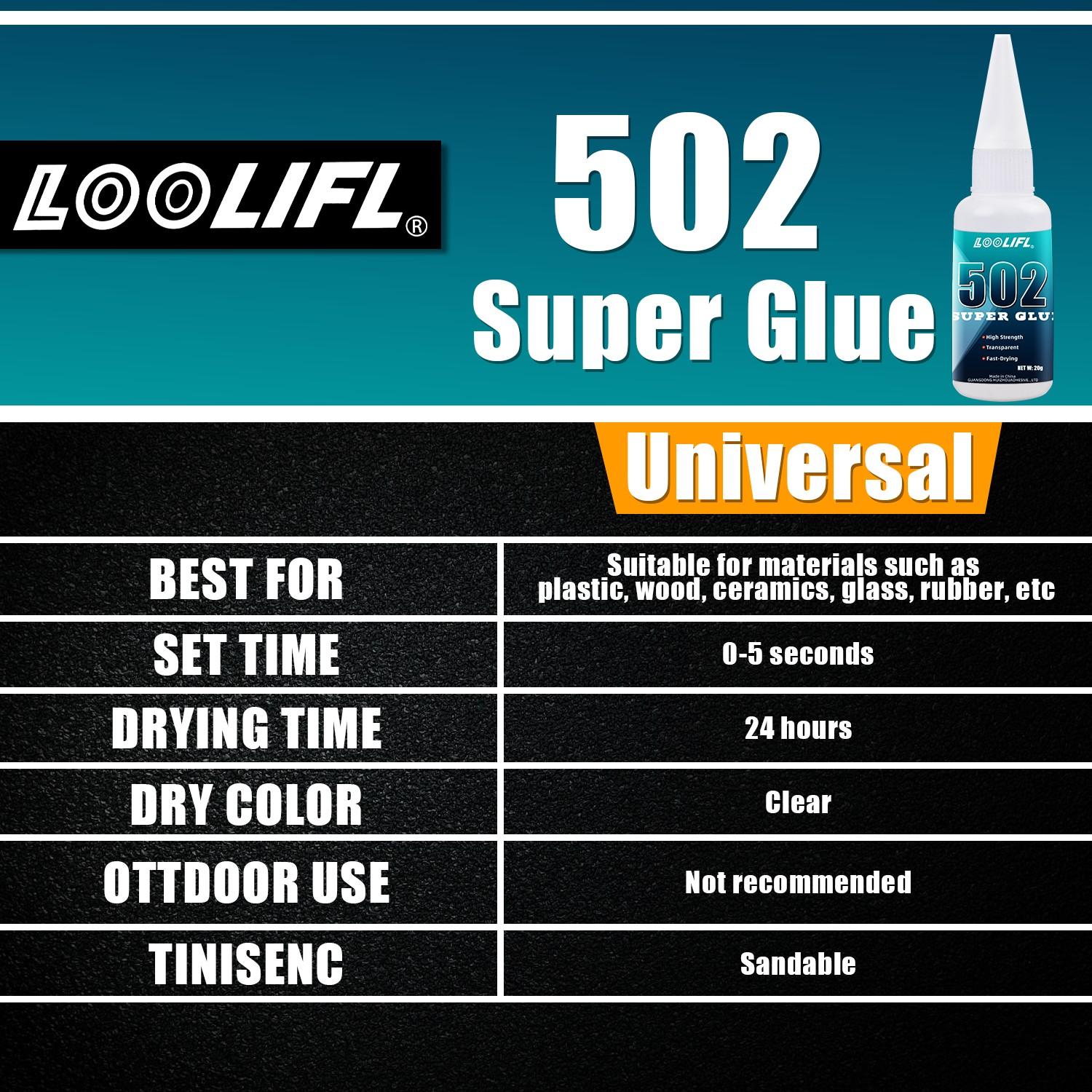 5pcs Super Glue, 0.7oz Liquid Adhesive, Durable Multi-Purpose Bonding Agent, Ideal for DIY Projects, Craft Supplies, Repair Needs