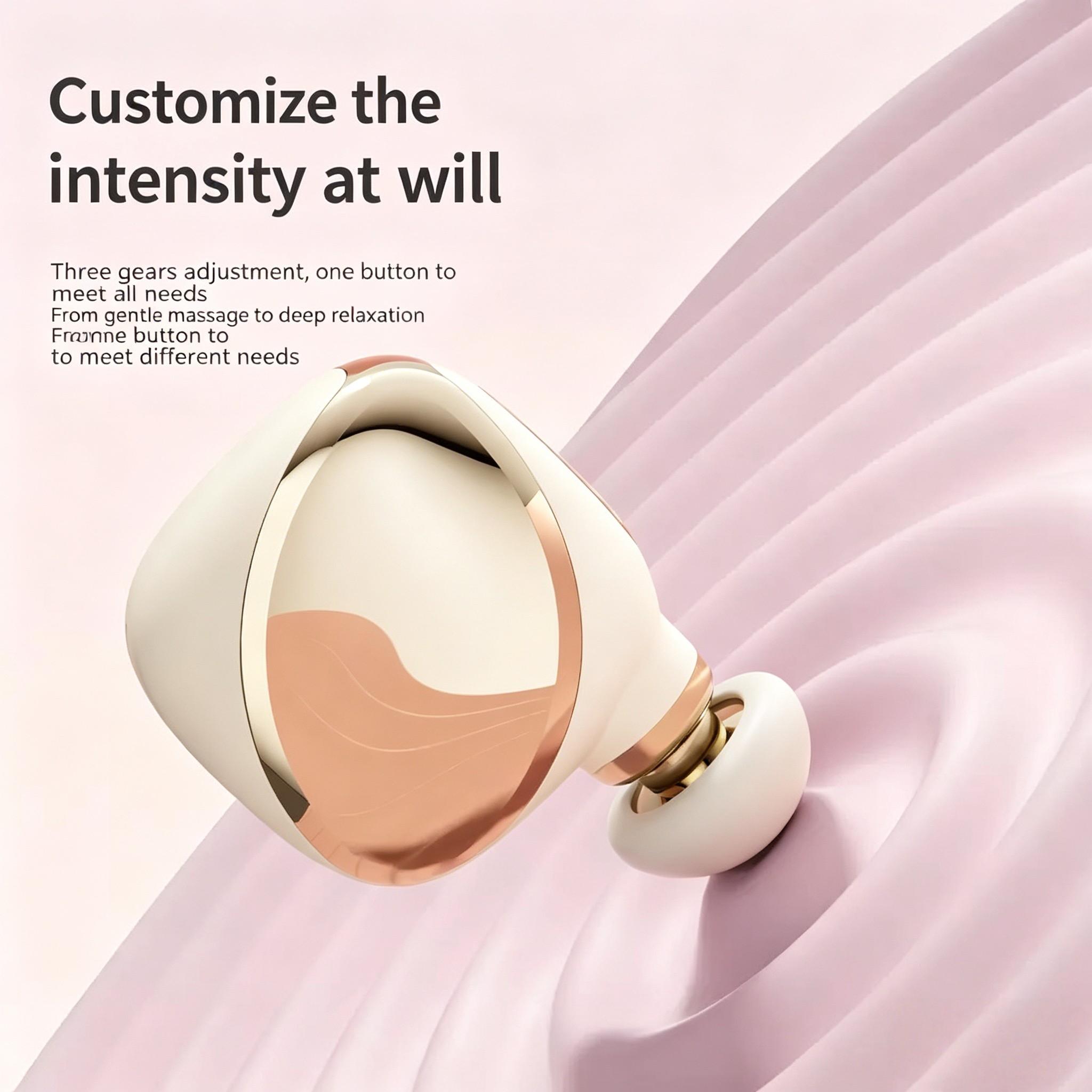 Portable Mini Fascia Gun, Adjustable Intensity, Relieves Fatigue, Massage Tool, Ideal for Muscle Recovery, Compact Design