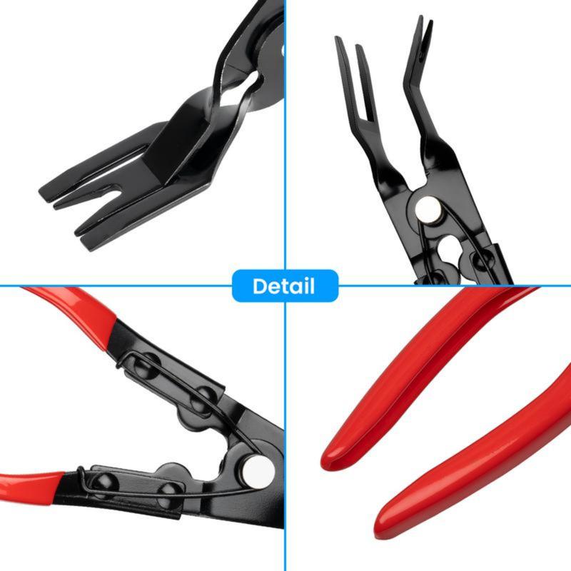 Car Trim Clip Removal Pliers Headlight Repair Door Panel Retainer Remover Tool,Automotive Push Pin Panel Clip Removal Pliers,Fuel Pipe Fastener Removal Tool,MirrorZone.