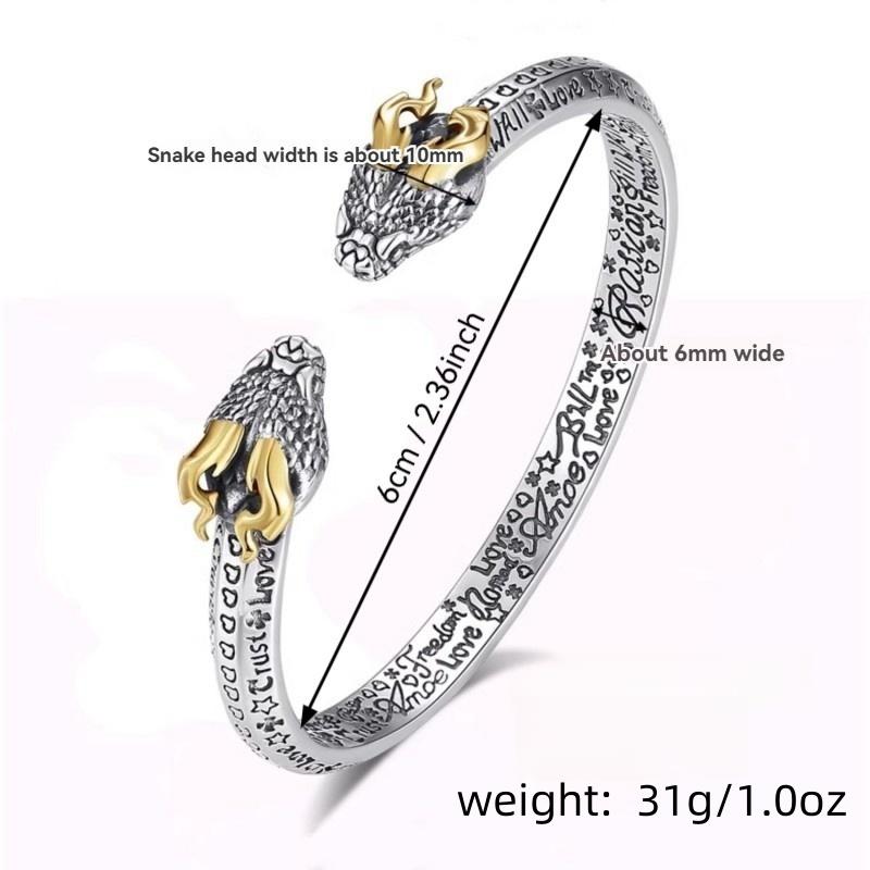 Solid Silver s925 Bangle Sterling silver bangle Men's open bangle can be freely adjusted size send boyfriend send dad birthday holiday gift Silver weight 31 g /1.0 oz