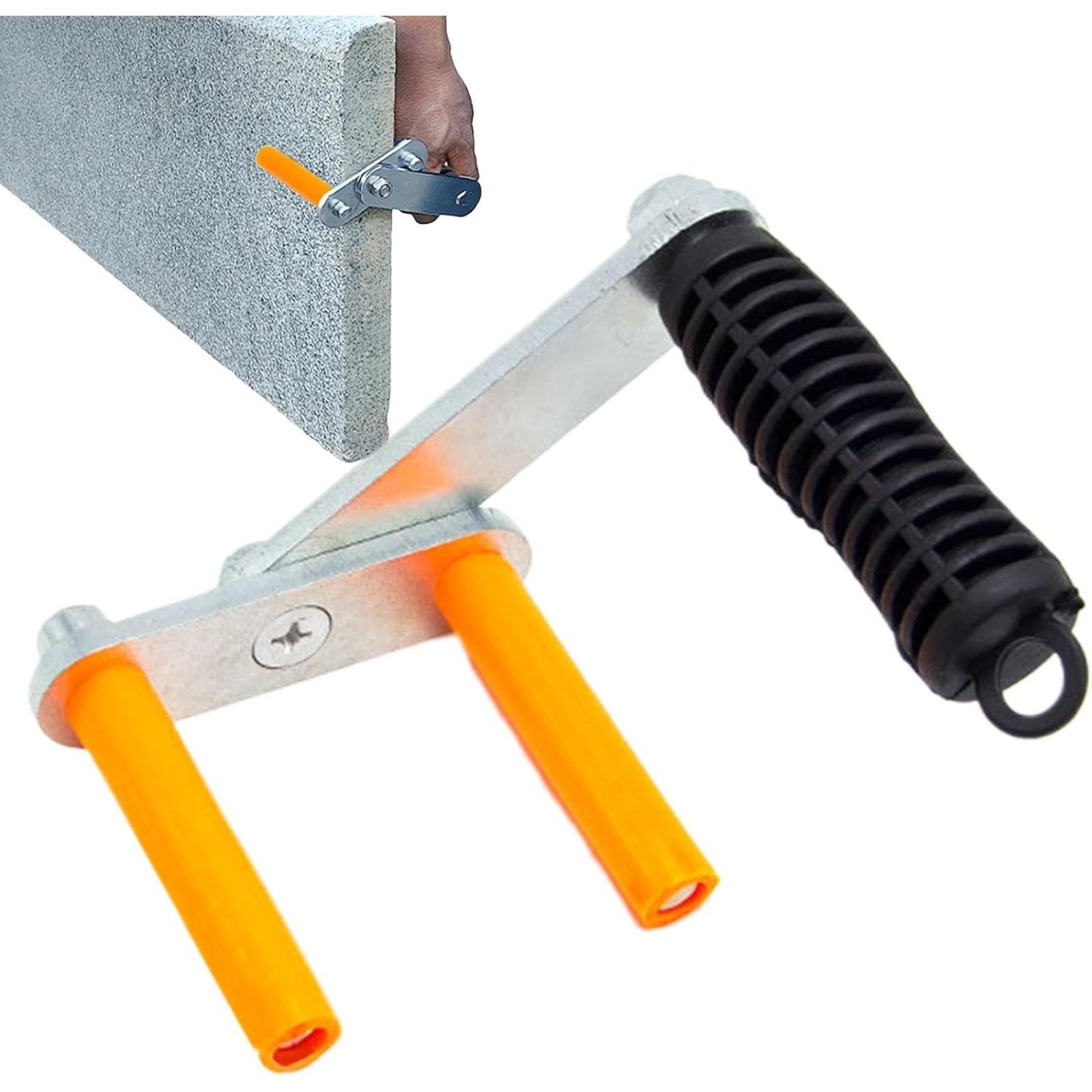 Drywall Carrying Tool Plywood Carrier Panel Lifting Clamp Glass Handle Carry Load Lifter Portable Multi Function Steel Stripper for Doors Glass with Adjustable Puller Panel