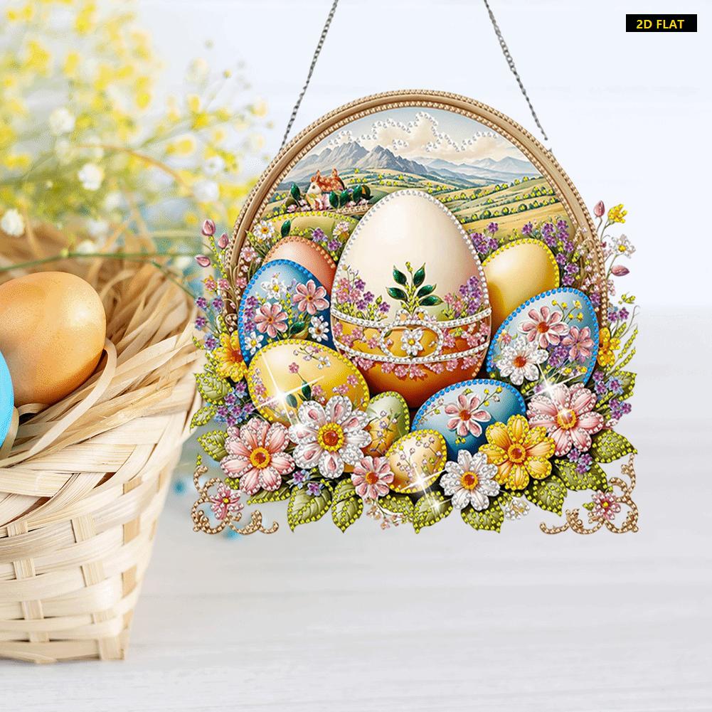 2D FlatEaster Egg Theme 2D Flat DIY Hanging Diamond Art Kits Diamond Painting Set Diamond Art Pendant Single-Sided Drill Window Hanging ArDiamond Painting Kit is Suitable for Decorations. Create Unique DIY Handicrafts, Making Gifts Distinctive and Unique! 2D FlatEaster Egg Theme 2D Flat DIY Hanging Diamond Art Kits Diamond Painting Set Diamond Art Pendant Single-Sided Drill Window Hanging ArDiamond Painting Kit is Suitable for Decorations. Create Unique DIY Handicrafts, Making Gifts Distinctive and Unique!
