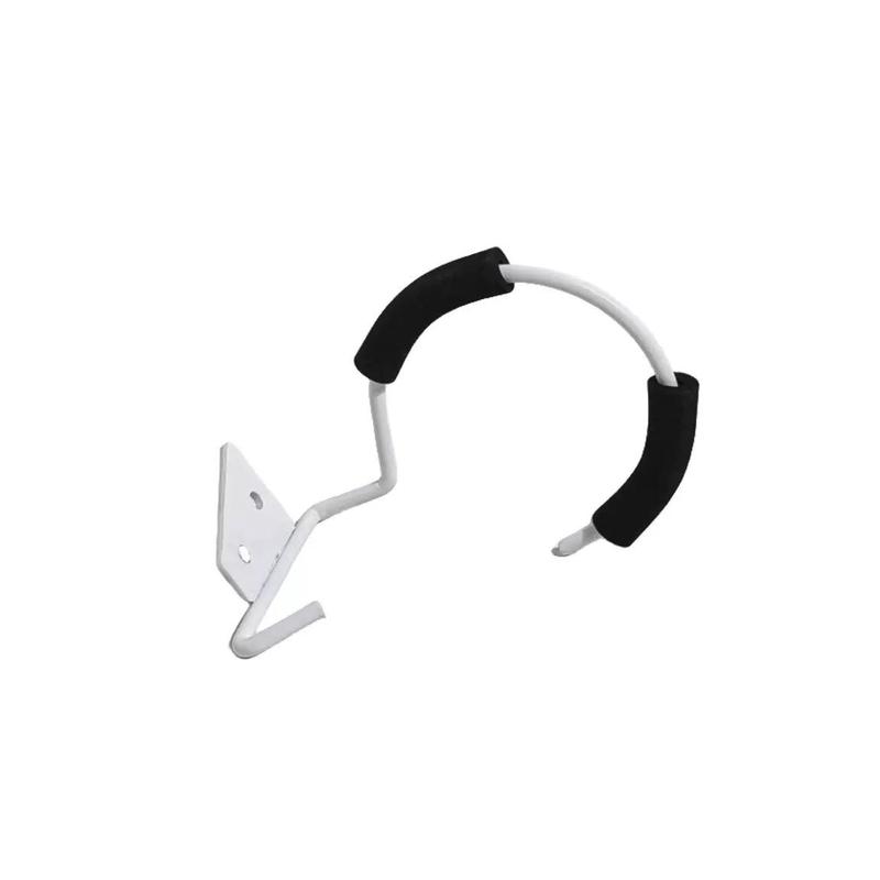 FUSOU Stainless Steel Hair Dryer Holder Vanity Desk Accessory 2.9 in Side Length 3.15 in Circle Diameter Bathroom Counter Organizer