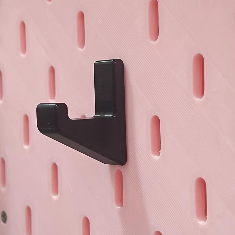 Pegboard Wall Mount Organizer, Durable Bracket & Hook Set for Organized Workspace, Garage Tool Storage, Ideal for Garage & Home Use