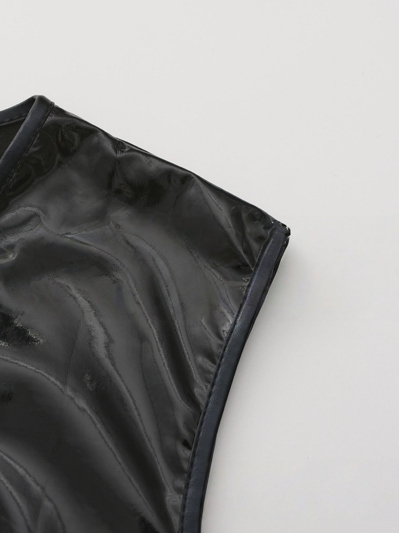 Men's V-Neck Short Sleeve T-Shirt, European and American Style, Stage and Bar Performance Wear, Casual Hoodie Jumper