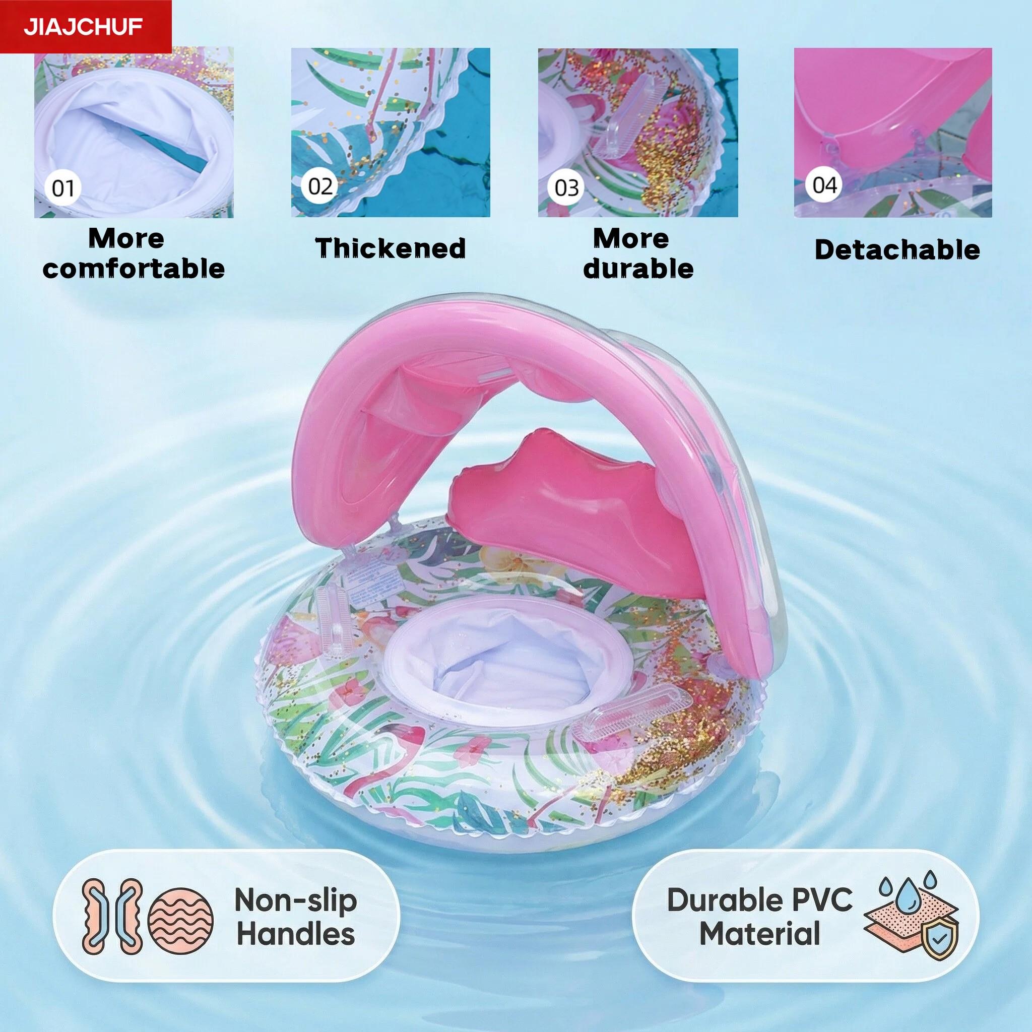 1pc Thickened Swimming Ring PVC Material, Suitable for Indoor Pools, Durable Swim Buoyancy Aid, Perfect for Pool Safety