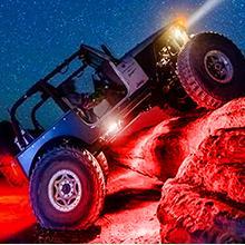 Nilight LED Rock Light 6PCS Red Light Pods Waterproof Under Body Wheel Well Light Exterior Interior Lights for Car Truck Pickups ATV UTV SUV #springtok Vehicle  dealsforyoudays
