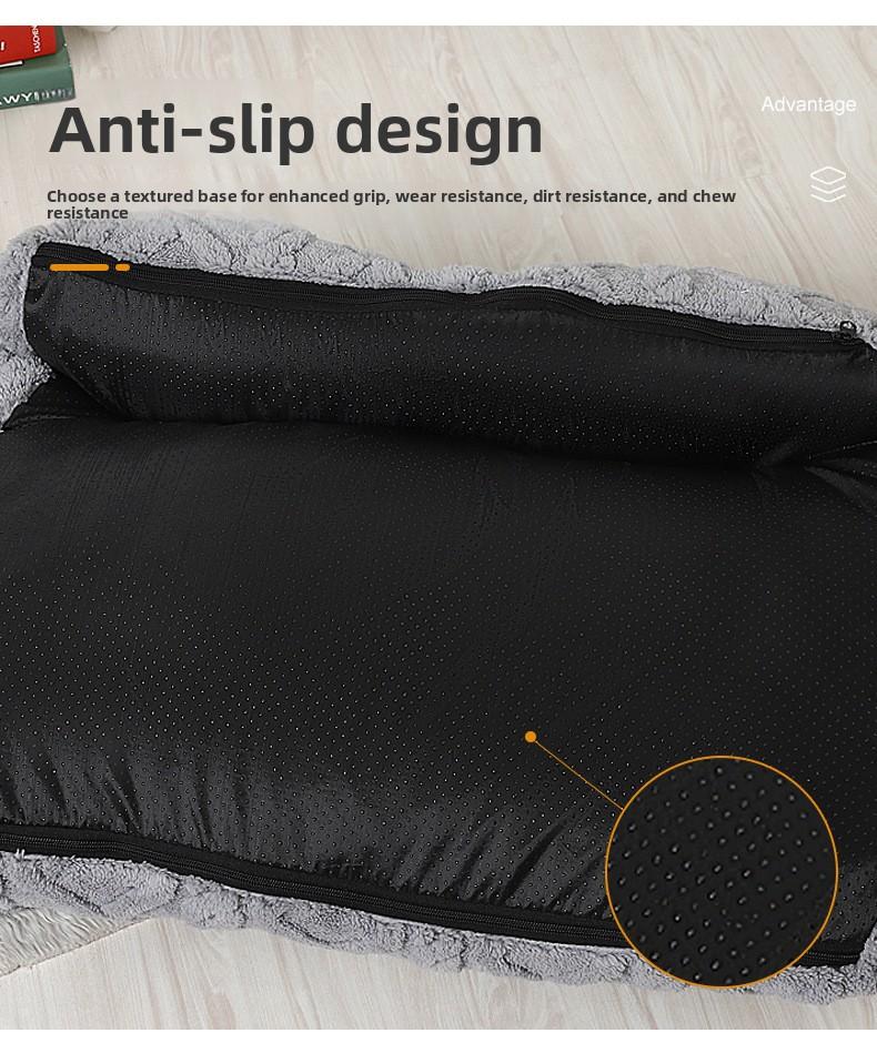 Pet Sofa Bed, Detachable Washable Polyester Fiber Dog Cat House, Multi-Functional Pet Nest for Cats Dogs Shaped Beds, Fluffy Cloud Bed, Puppy Bed