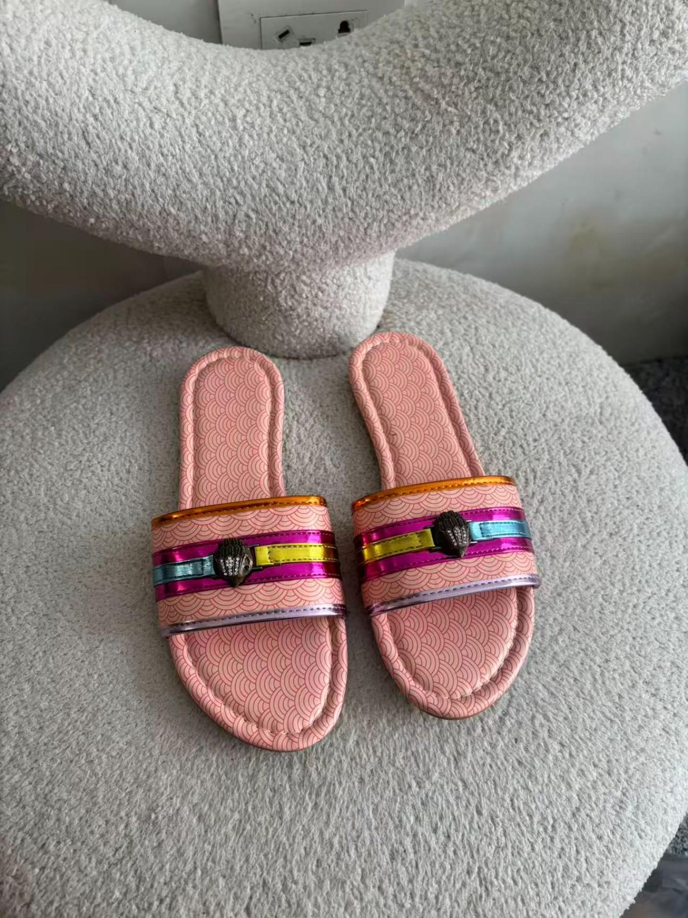 Summer New Flat Sole Colorful Fish Mouth Sandals, Outdoor Casual Fashion Women's Shoes, Trendy Chic Style, Comfortable and Stylish