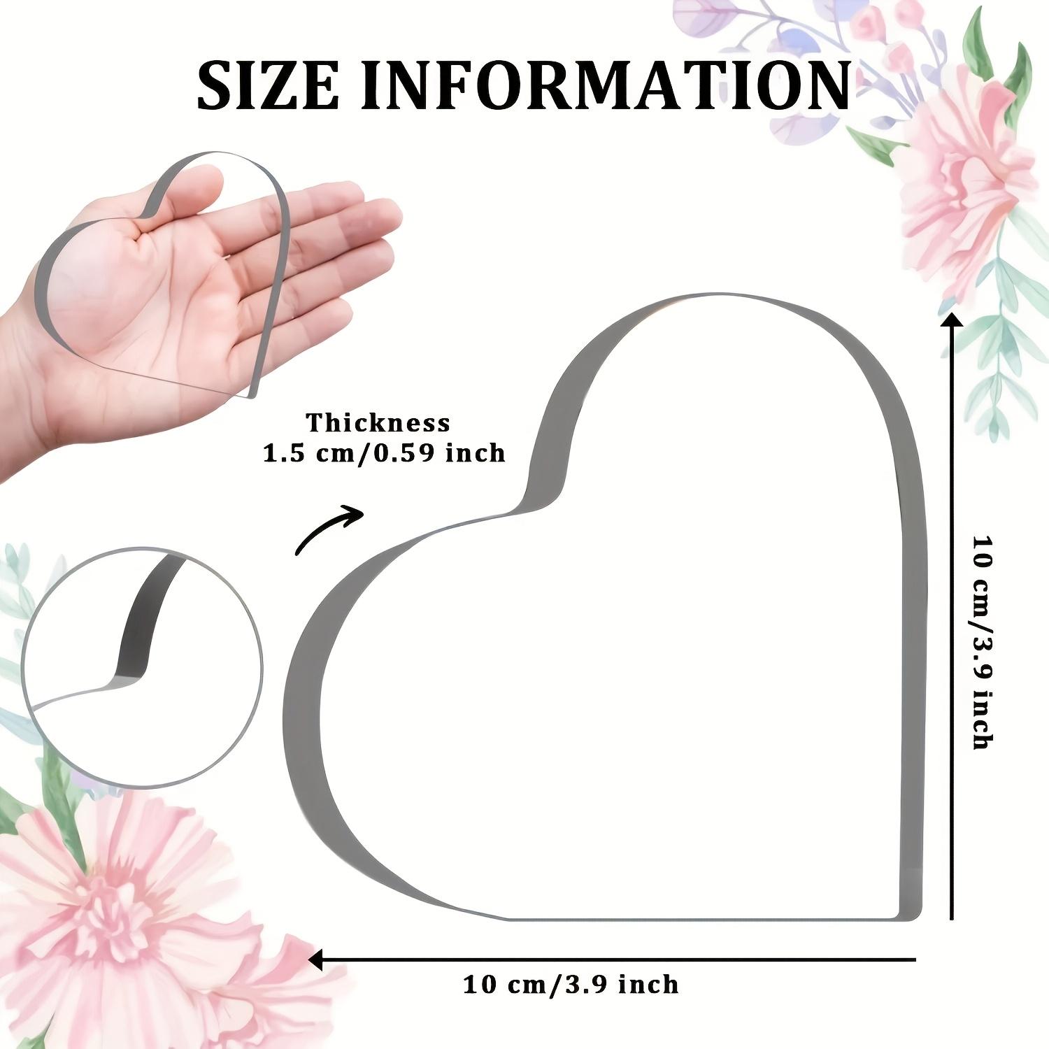 [2D Flat] [2D Flat] Custom Acrylic Heart Photo Plaque, Couple Wedding Gift, Post-Wedding Husband And Wife Acrylic Calendar Plaque, Wedding Anniversary Decoration, Anniversary Gift, Wedding Anniversary Souvenir