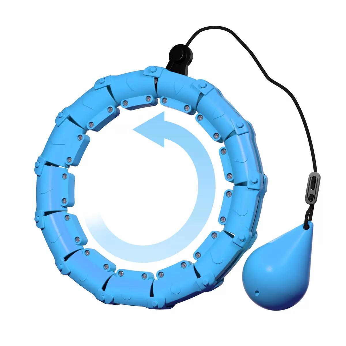 Jkshmyt 47-Inch Round Exercise Circle, 24 Detachable Links, Weighted Circle for Women and Beginners, Ideal for Fitness Training