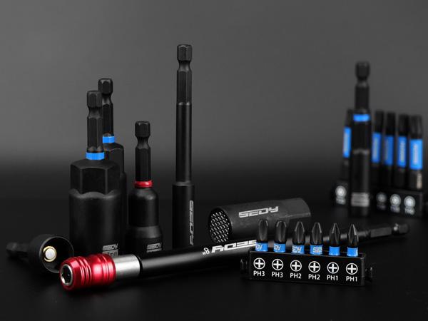 Sedy 80-Piece Premium Magnetic Impact Nut Driver Set with Socket Adapters, Metric & SAE, Bit Holder, Wing Nut Driver, Universal Sockets, Quick Release Extension, Power Bits, Portable Toolbox