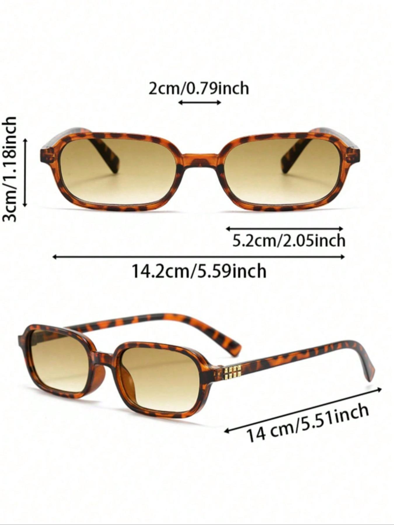 6PCS Small Frame Oval Sunglasses Set, Stylish Daily Wear & Outdoor Use, Perfect for Fashionable Look, Unisex Design, Trending Glasses