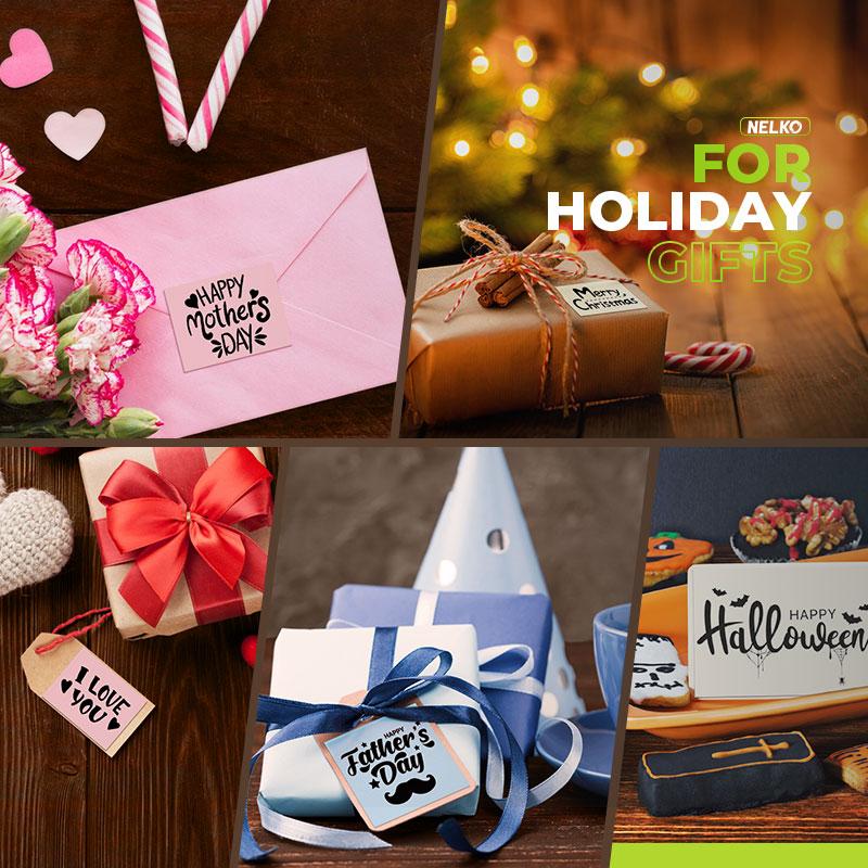 Portable Stivker Printer, PM230 Wireless Mini Bluetooth Printer with 3 Rolls Self-adhesive Stickers, AI Printer, Thermal Mini Photo Printer for Valentine's Day Gift