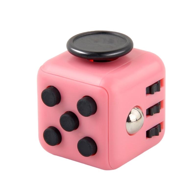 Colorful 6-Sided Press Finger Magic Cube Dice, Novelty Magic Dice Toy, Stress-Relief Fidget Relief Sensory Toy, Fingertip Vent Toy, Gift For Children And Adults, Stress Relief Fidgeting
