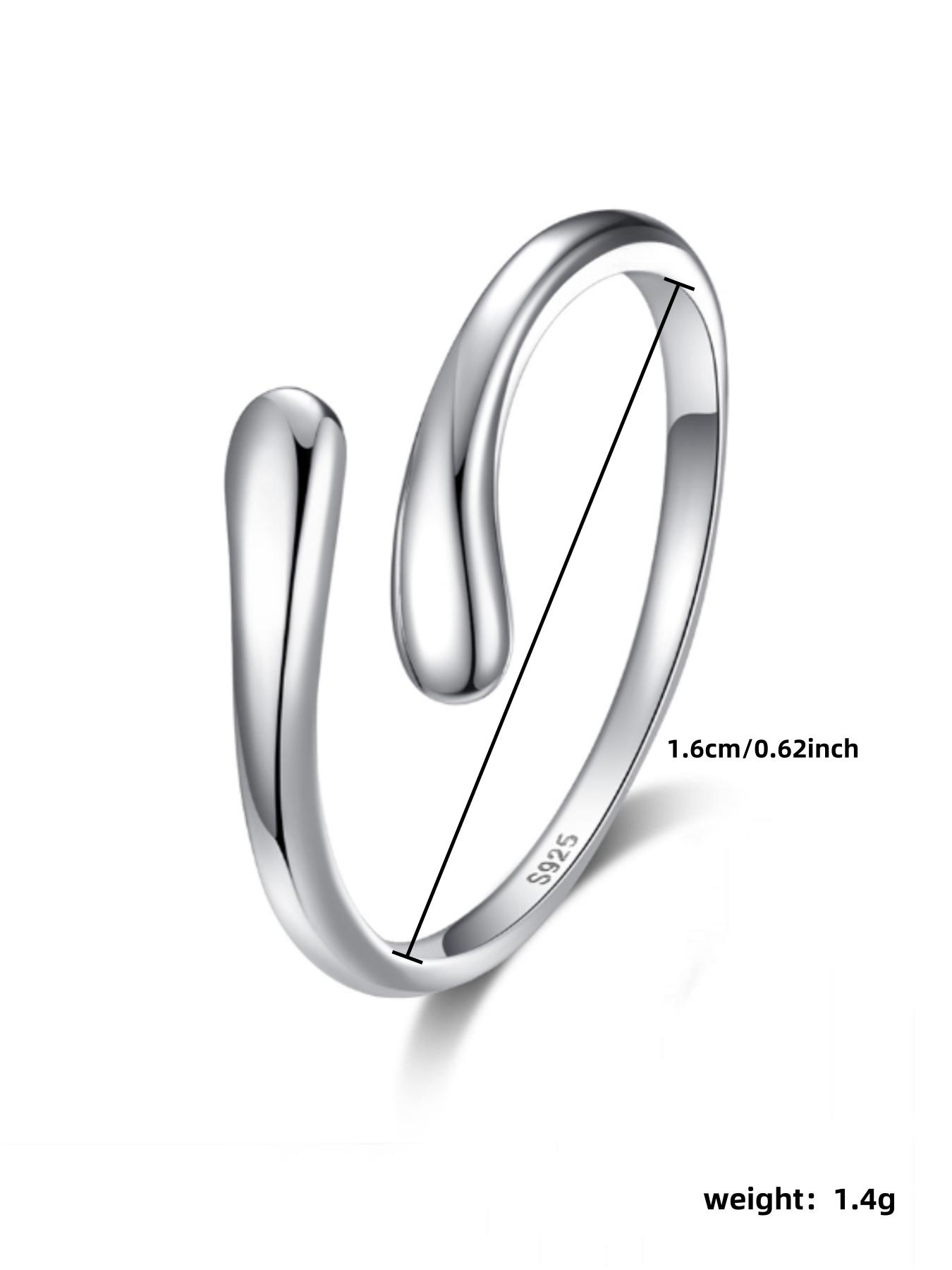 S925 Sterling Silver Adjustable Toe Ring for Women & Girls, Fashionable Foot Jewelry for Party, Daily Decor, Trendy All-match & Exquisite Jewelry for Birthday Gift, with Box, Adjustable Rings