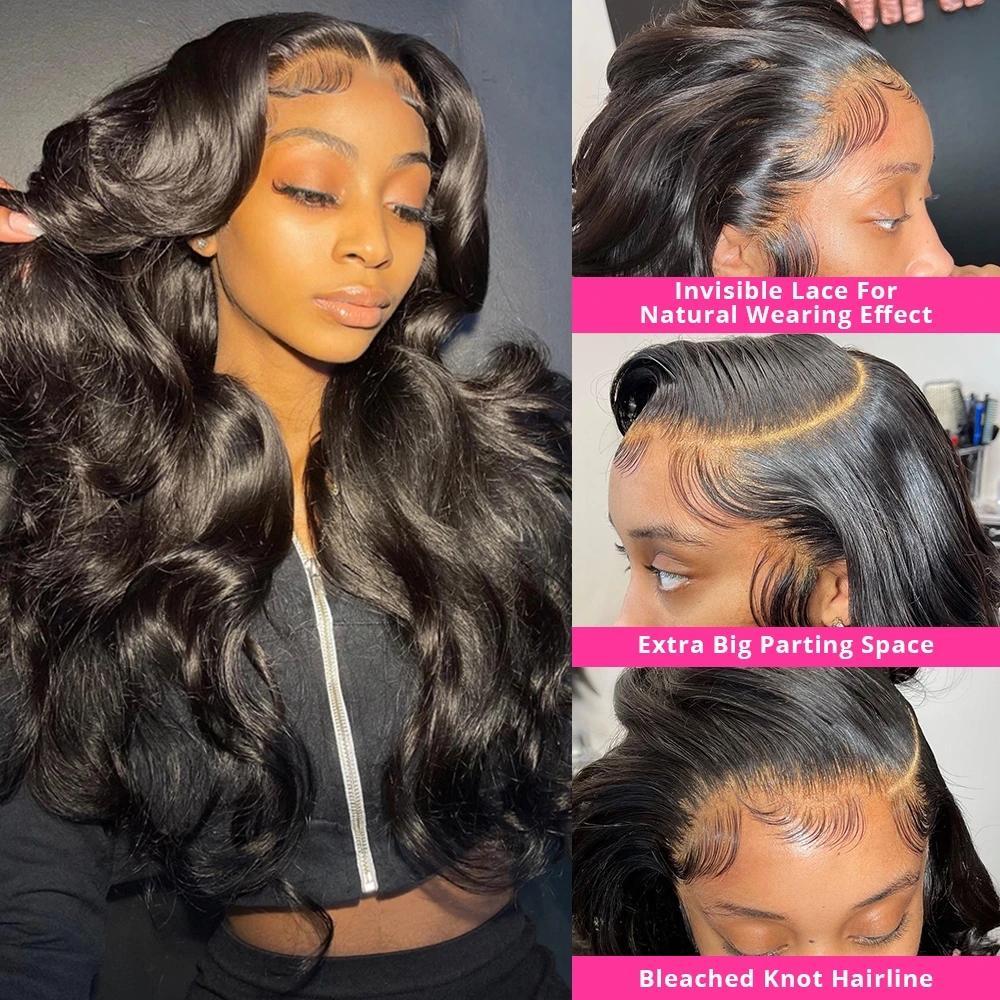 Bling Hair 13x6 Lace Front Wigs Human Hair Pre Plucked Body Wave HD Lace Front Wigs Human Hair 180% Density Frontal Wigs Human Hair TikTokShopHolidayHaul