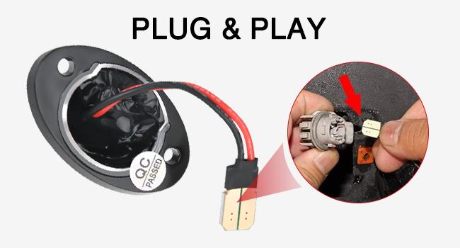 Nilight License Plate Light Compatible with 1994 1995 1996 1997 1998 1999 2000 2001 Dodge Ram 1500 1994-2002 Dodge Ram 2500 1994-2002 Dodge Ram 3500 6000K White 2PCS Pack Car Accessories Truck dealsforyoudays