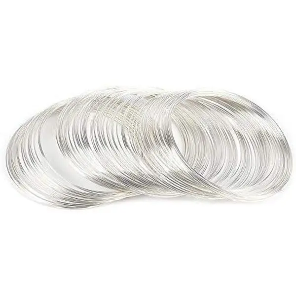 Wire 100 Loop Memory Steel Beading Wire for  Making, Wrapping Stones, Necklaces and Bracelets -