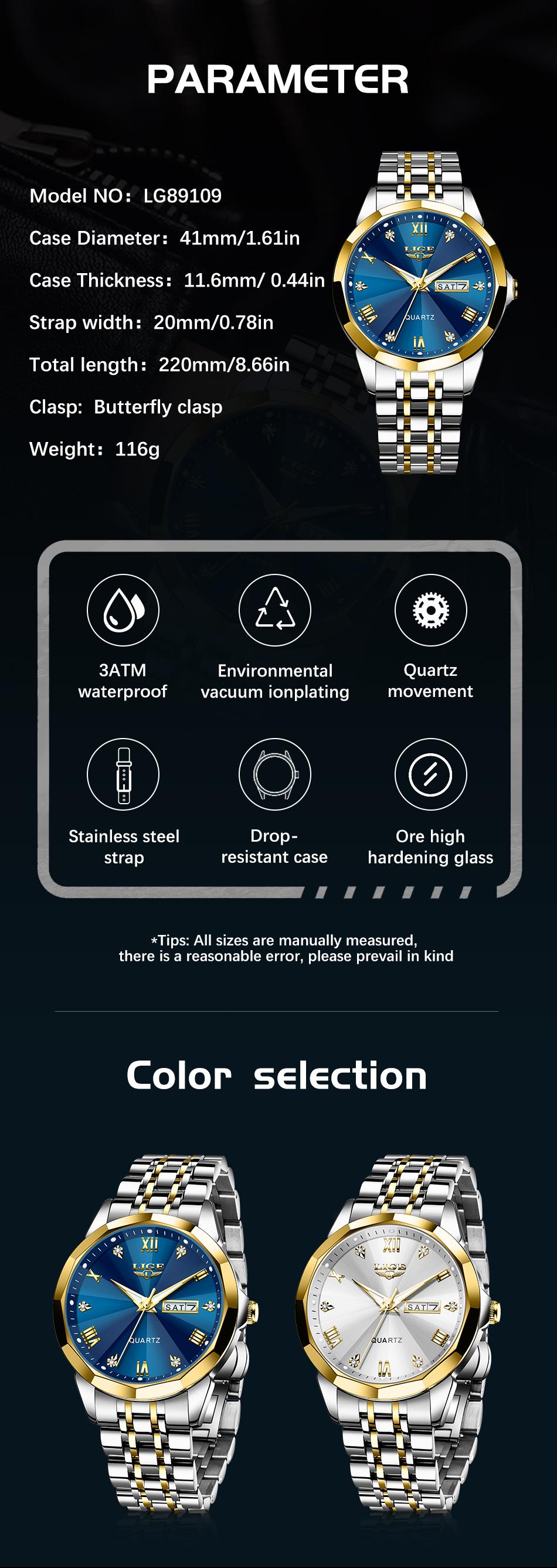 A sleek and timeless men's watch, perfect for any business occasion or style s k original mei black blue