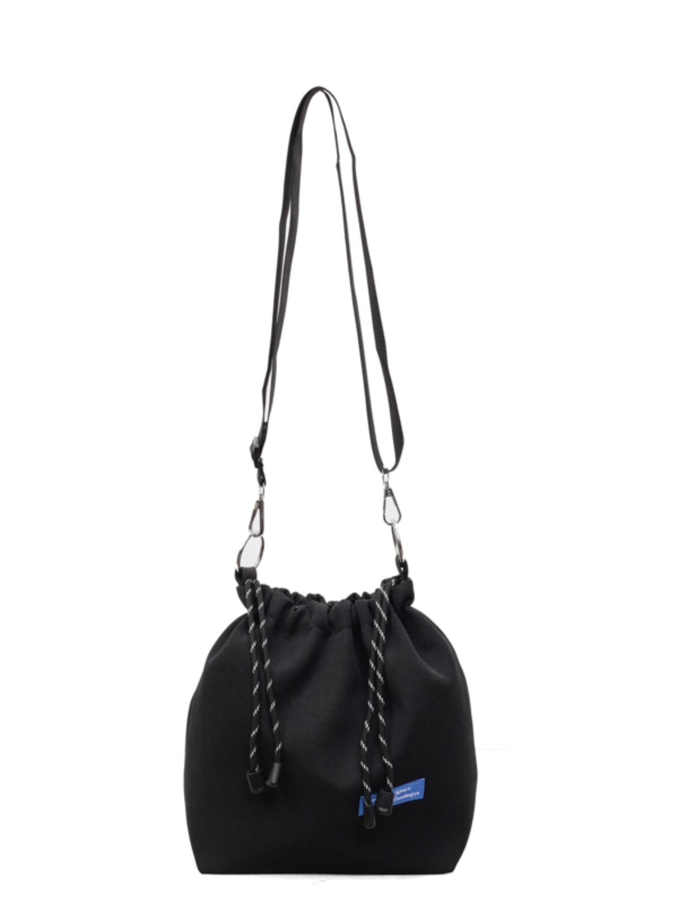 New Single Shoulder Crossbody Bag, Trendy Drawstring Bucket Bag for Men and Women, Unisex Small Versatile Waist Pack