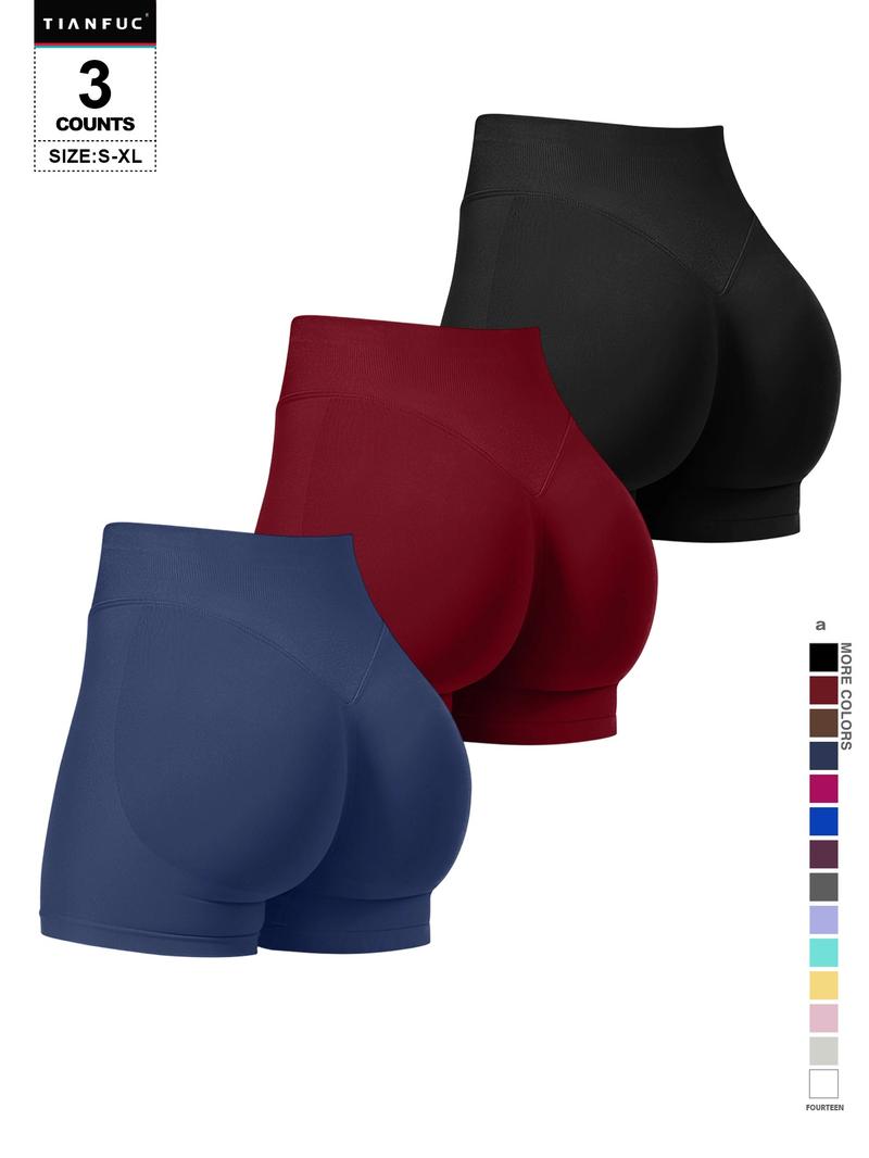 Women's Seamless Butt Lifting Sports Shorts For Gym Workout