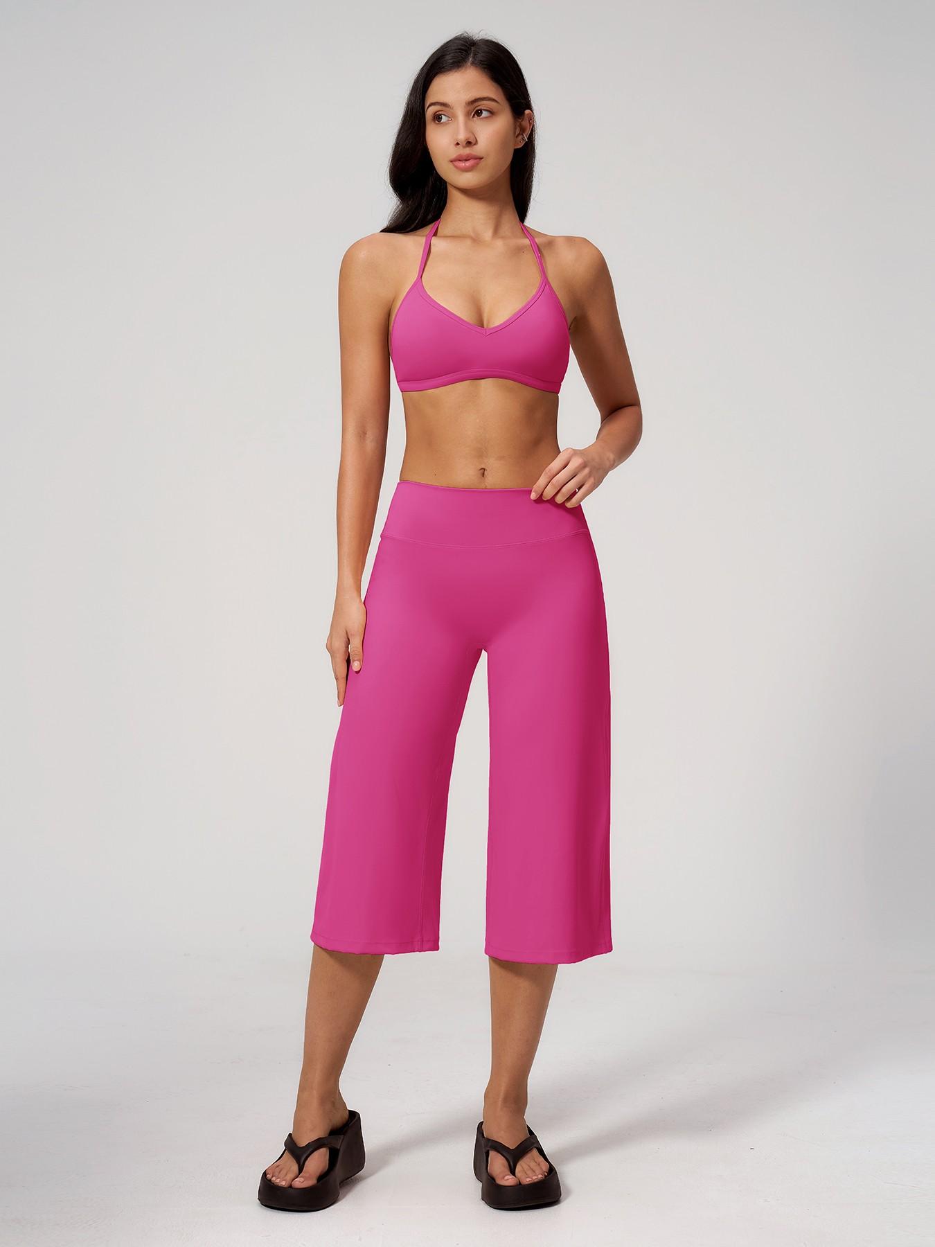Women's Yoga Set, High-End Sport Bra with Shock Absorption, Tight Fit Quick-Dry High-Waist Shorts, Yoga for Women