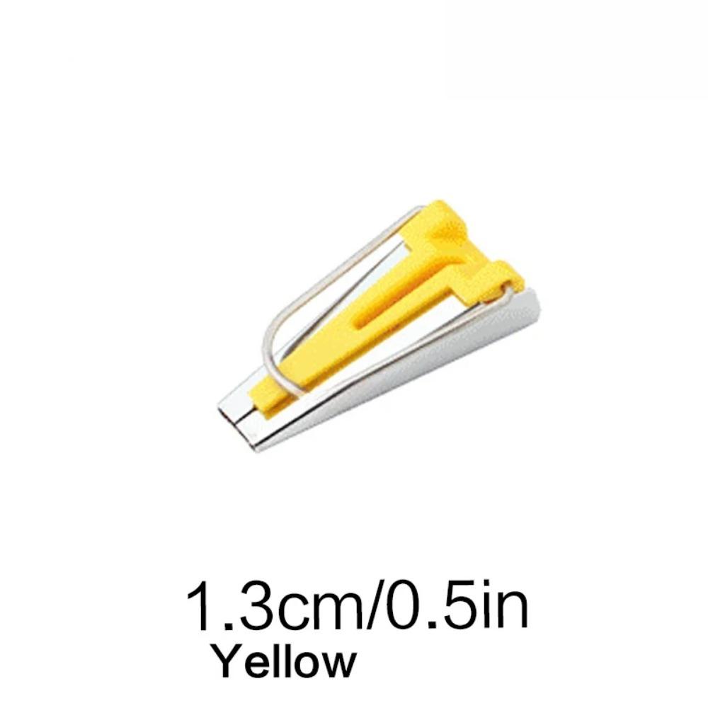 Adjustable Multi-Size Bias Tape Maker, DIY Sewing Foot Attachment, Non-Slip Hemming Tool, Quick Binding Folder, Easy Tape Maker, Presser Foot for Home Sewing, Craft Supplies, Bias Binding Kit, Sewing Accessories