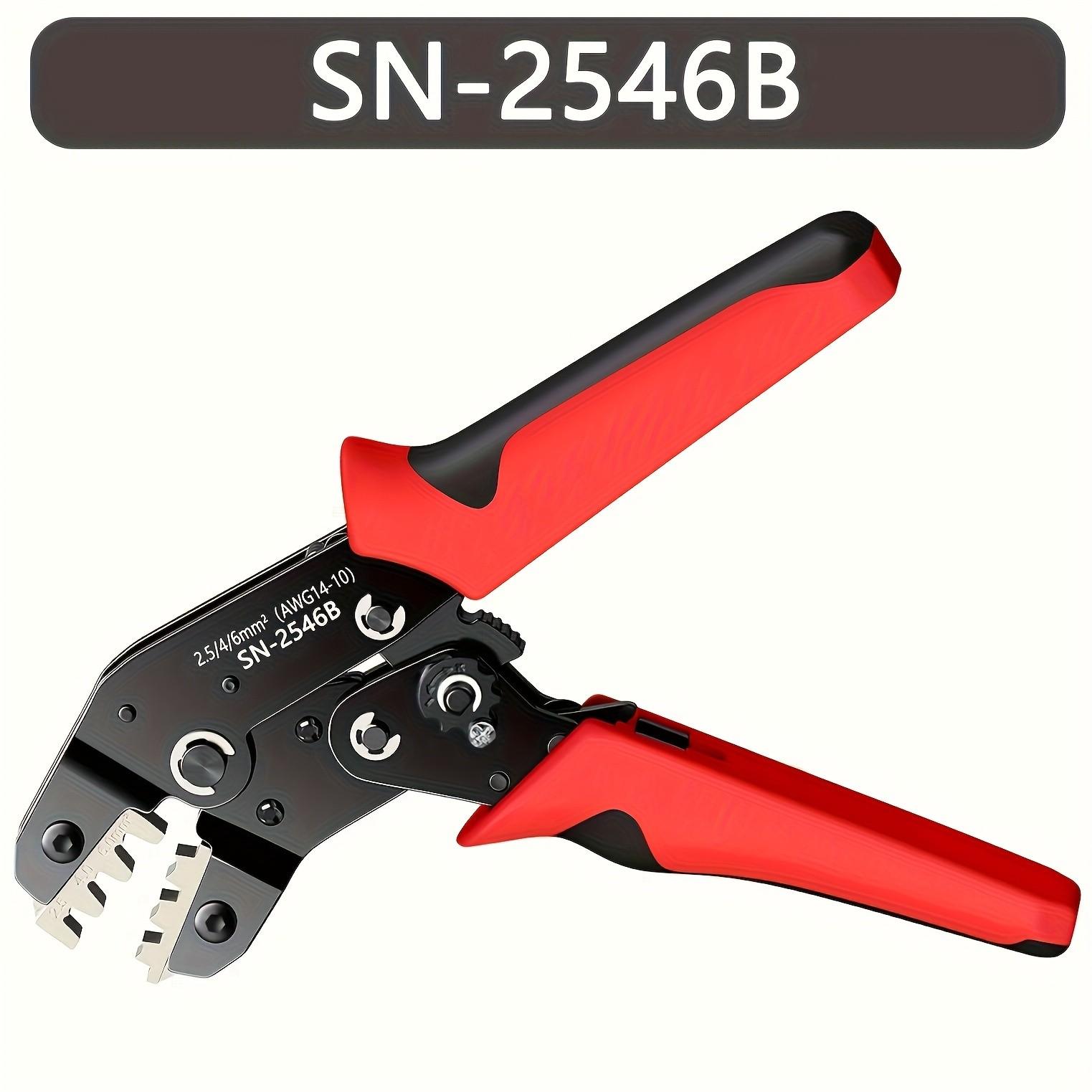 Upgraded Solar Crimper Sn-2546b for Mc4, 2.5-6mm², Tpr+PP Handle, Hand Tools, Durable Design, Ideal for Outdoor Use