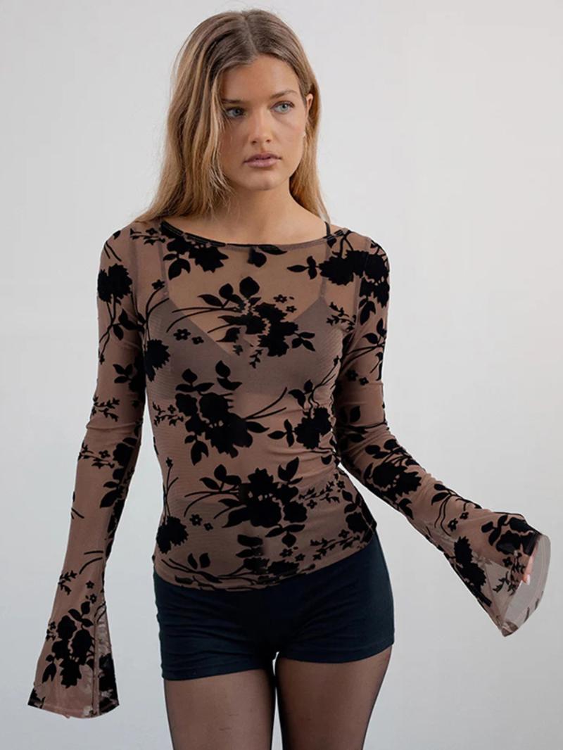 Women's Fashion Zebra Print Lightweight Loose T-Shirt Top, Casual Spring & Fall Wear, Versatile Ladies' Clothing