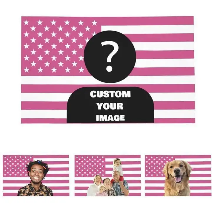 Custom America Flag Tapestry, Personalized Flags, Design Your Image Funny Tapestry Poster, for Decorate, Clubs, Concerts, Bars, University, Dormitories, Living, Rooms, Bedrooms, Photo Print Decoration Cotton Decorative Hanging Lightweight
