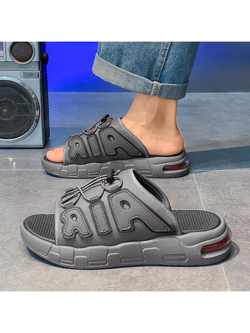 Fashionable Men's Indoor Home Comfort Slippers, Casual One-Piece Slip-Ons for Daily Wear, Stylish Men's House Shoes