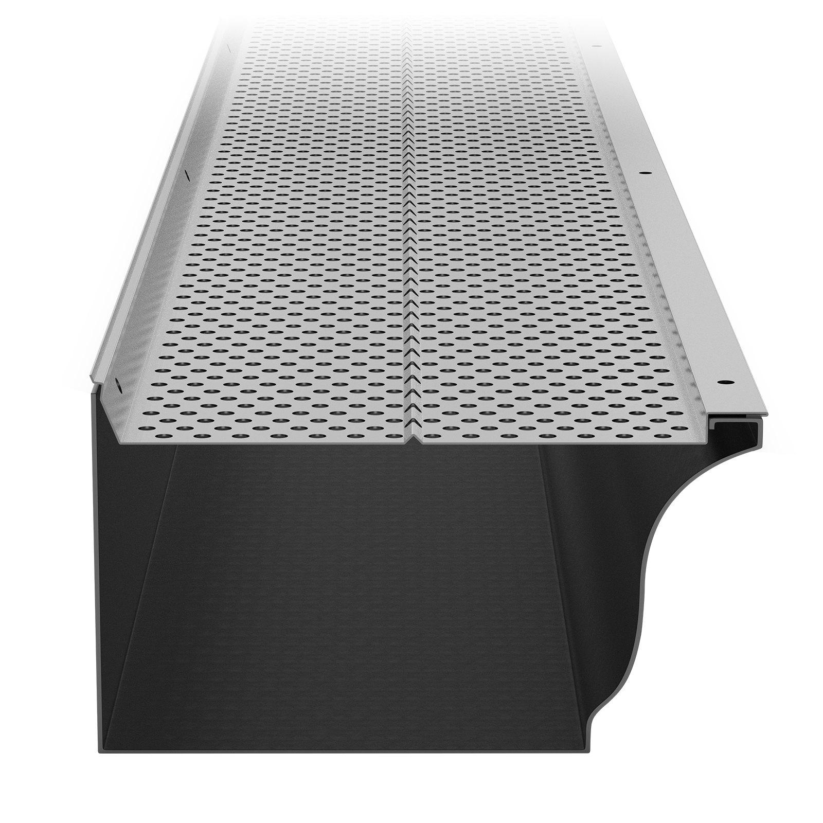 VEVOR Gutter Guard, 6 inch Width, Aluminum Leaf Filter DIY Gutter Cover, 52 PCS 208 ft Total Length, 0.157'' Hole Diameter & 0.02'' Thick Gutter Guards Fits Any Roof or Gutter Type VEVOR Gutter Guard, 6 inch Width, Aluminum Leaf Filter DIY Gutter Cover, 52 PCS 208 ft Total Length, 0.157'' Hole Diameter & 0.02'' Thick Gutter Guards Fits Any Roof or Gutter Type