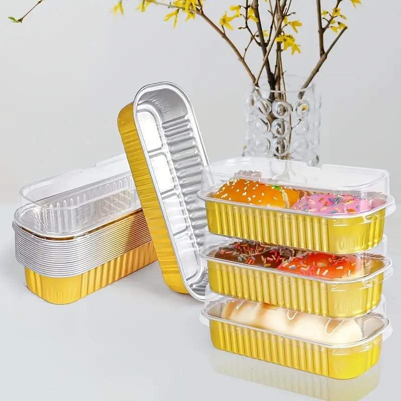 30pcs Aluminum Baking Cup Set, Creative Multi-Functional Sweet Treat Box, Ideal for Cake, Bread, Sushi, Cheese, Kitchen, Party, Holiday
