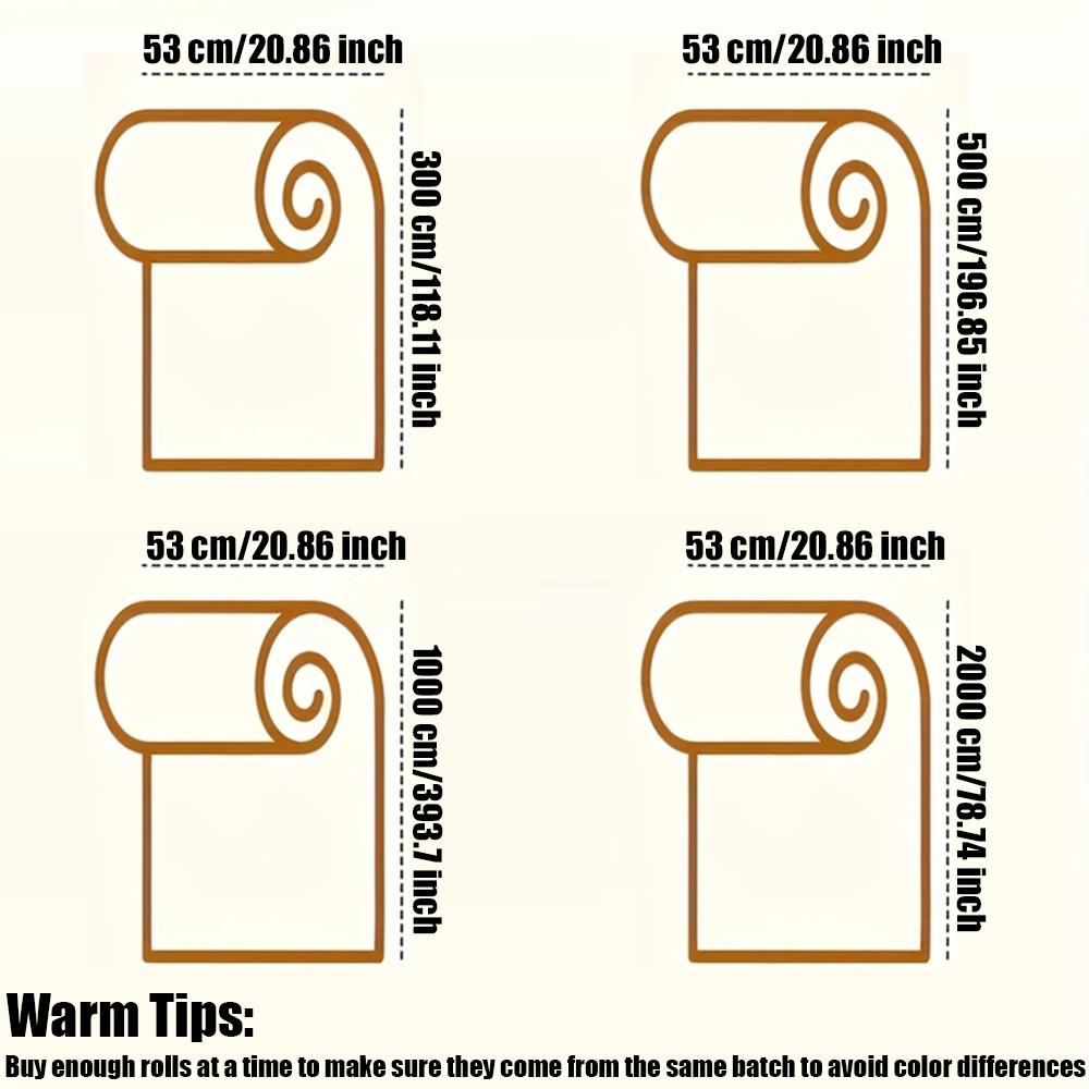 Modern Simple Style Wallpaper, 4 Counts/set Self Adhesive Wallpaper, Wall Decor for Home Living Room Bedroom Hotel Restaurant