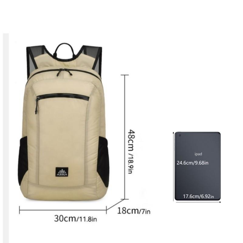 Outdoor Hiking Waterproof Casual Backpack, Foldable Shoulder Bag for Trekking, Travel, Climbing, Cycling, Easy to Carry