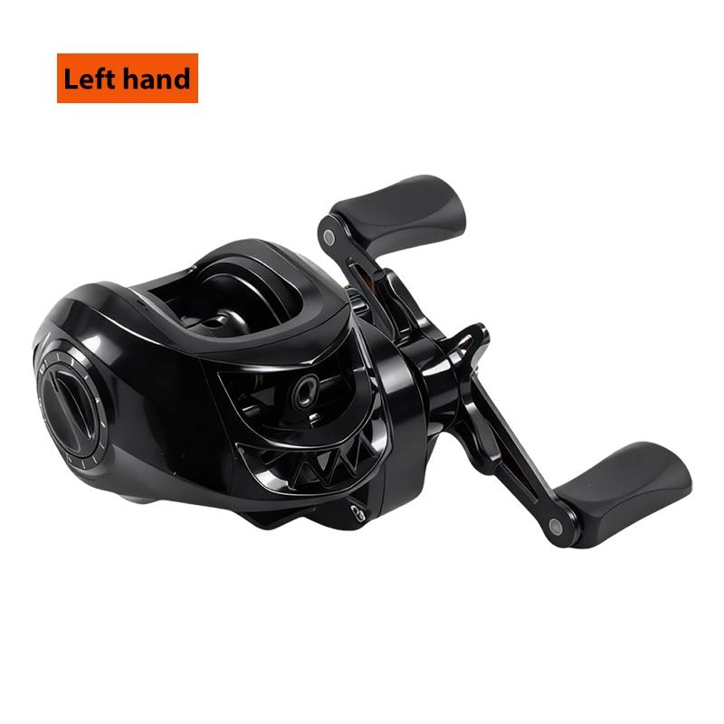 Beginner Water Drop Reel, 7.2:1 High Gear Ratio, 22 Lbs Max Brake Force, Low Profile Design, 12-Level Magnetic Brake System, Metal Line Cup/handle, Ideal for Lure Fishing