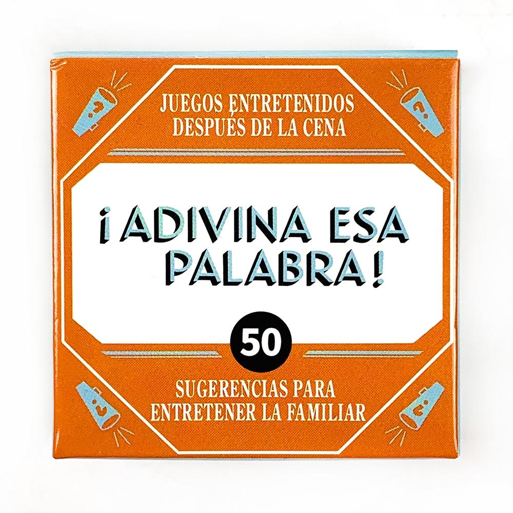 50 Spanish Language Cards, Family Interaction Game, Post-Dinner Card Game, Perfect Gift for Easter, Valentine's Day, Christmas