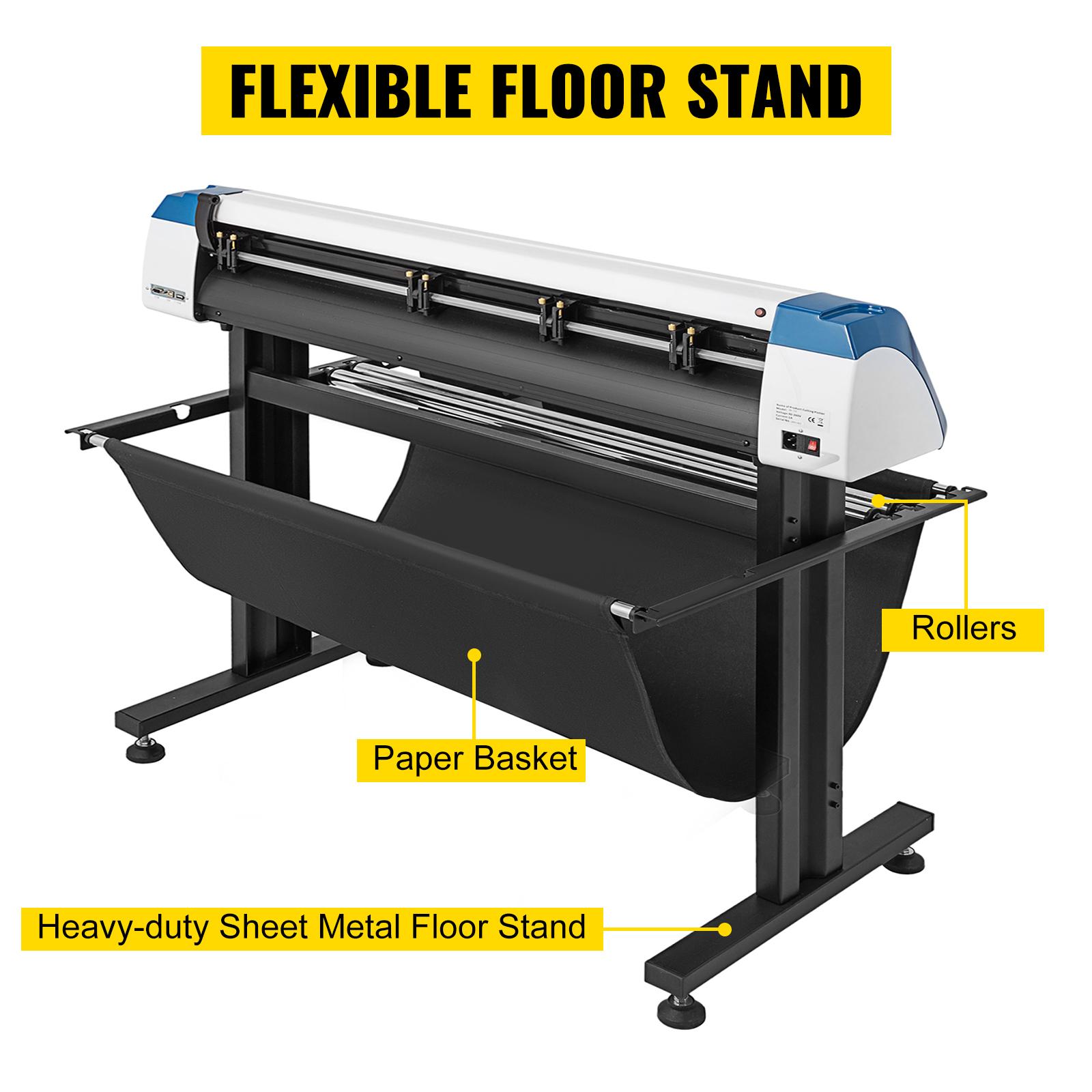 VEVOR 53-Inch Automatic Contour Vinyl Cutter Plotter Force Speed Adjustable Sign Cutting With Floor Stand Signmaster Software VEVOR 53-Inch Automatic Contour Vinyl Cutter Plotter Force Speed Adjustable Sign Cutting With Floor Stand Signmaster Software