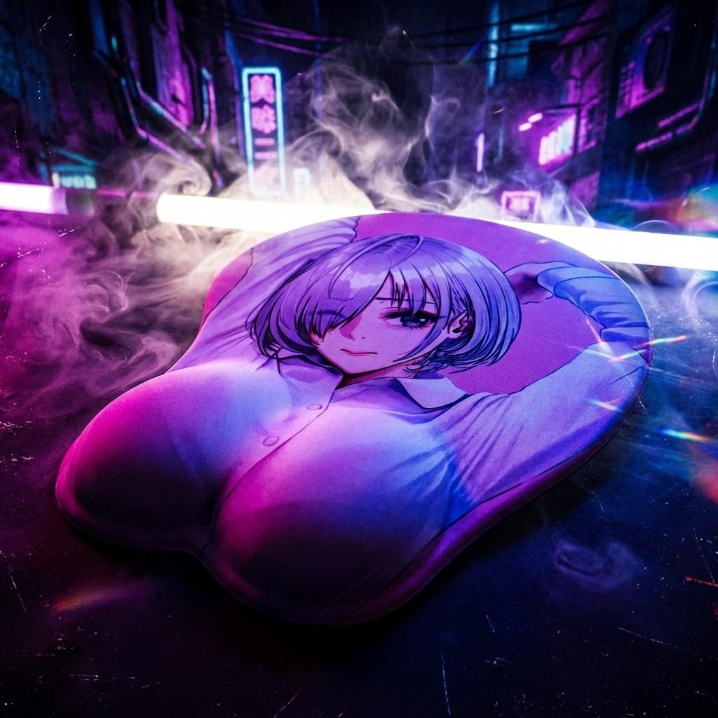 Ergonomic Mouse Pad, Comfortable Memory Silicone Material, Relieves Wrist Fatigue, Suitable for Office or Gaming