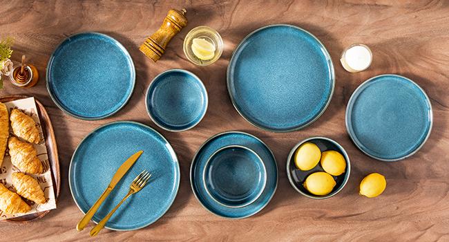 vancasso VEGA Plates and Bowls Sets, 12/16/18 Pieces Stoneware Dinnerware Sets Dishes Set Modern kitchen Dishware Sets Service for 4/6 People, Dishwasher and Microwave Safe, Blue Tableware vancasso VEGA Plates and Bowls Sets, 12/16/18 Pieces Stoneware Dinnerware Sets Dishes Set Modern kitchen Dishware Sets Service for 4/6 People, Dishwasher and Microwave Safe, Blue Tableware