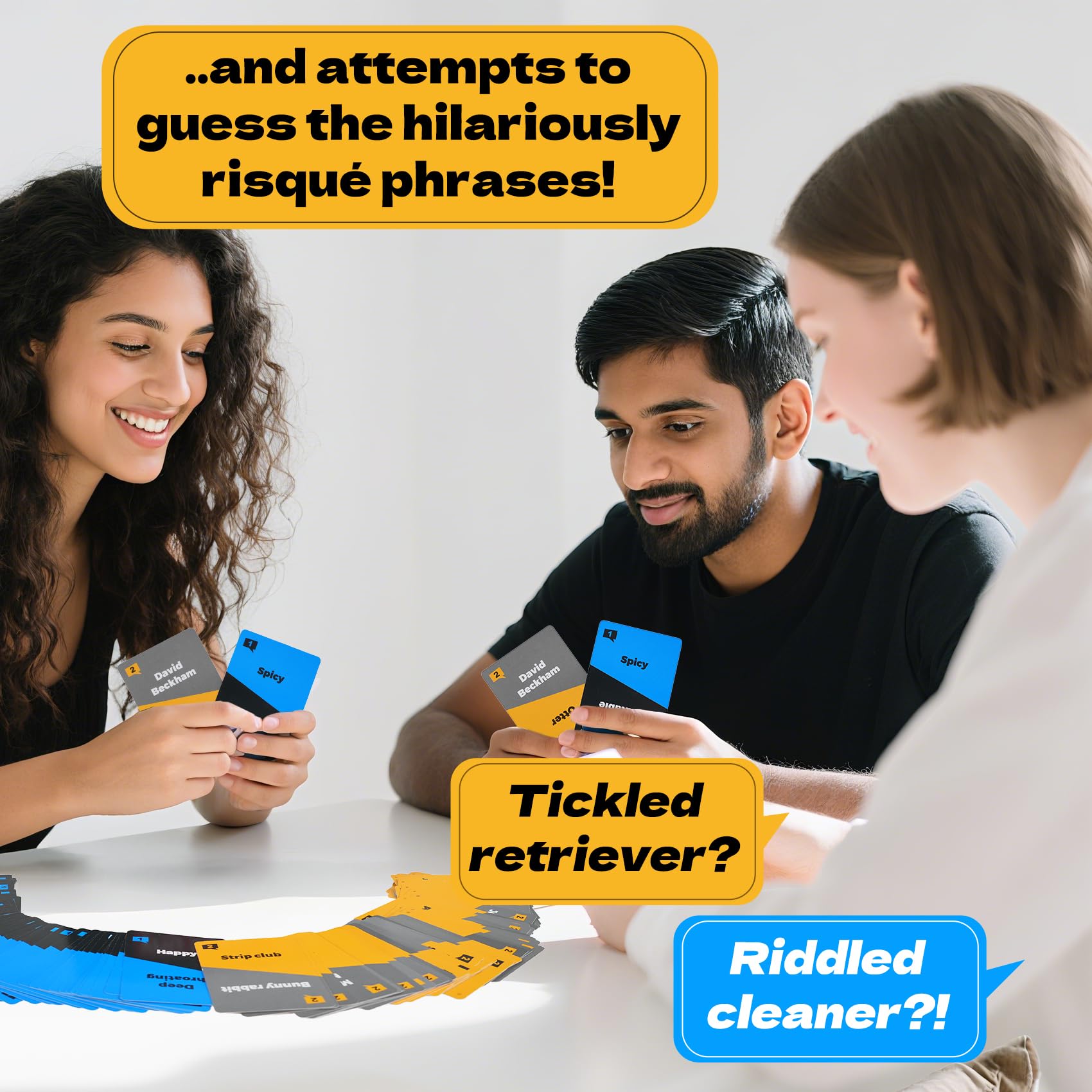 New Lip Reading Party Game - You SAY I Guess: The Headphone Challenge Card Game for Adults, Popular on Platforms with 40,000 Funny Phrase Combos, Game Party Cards, Perfect for 18+ Years Old (2+ Players) Party Board Game