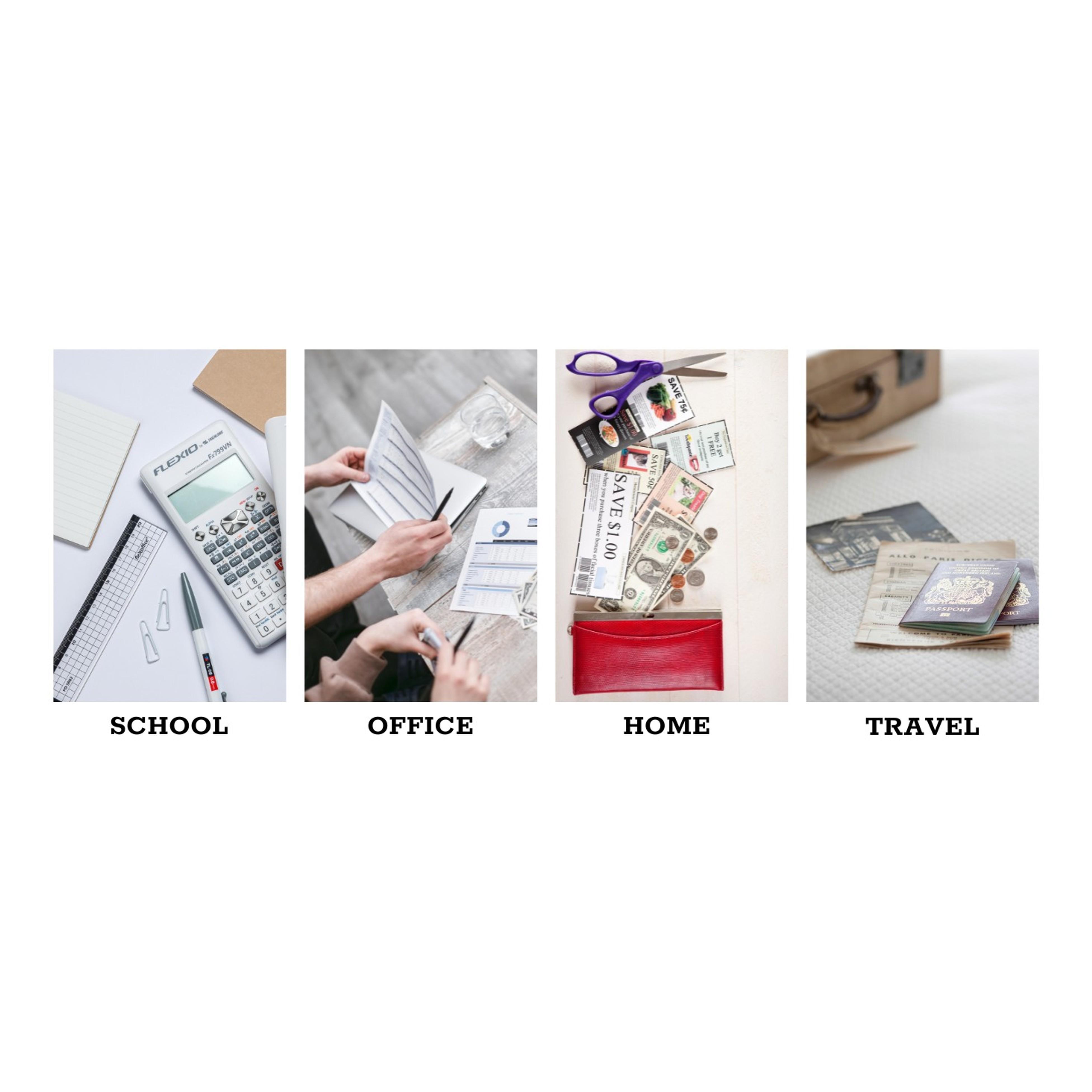 10 Pack Clear Plastic Envelopes with Snap Closure & Label Pocket, Reusable Waterproof Poly Envelopes for A4, US Letter Size, Important Document