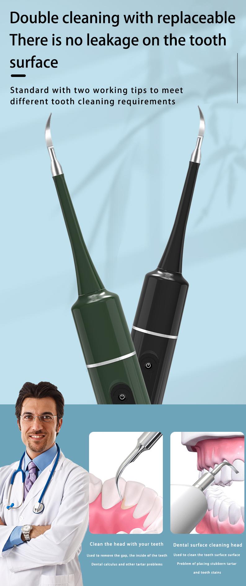 Electric Toothbrush & Professional Teeth Cleaning Kit – 6 Modes to Remove Stains, Plaque & Tartar, Includes Mirror & Spare Brush Heads, Ideal for Beginners & Sensitive Teeth Water Proof Daily