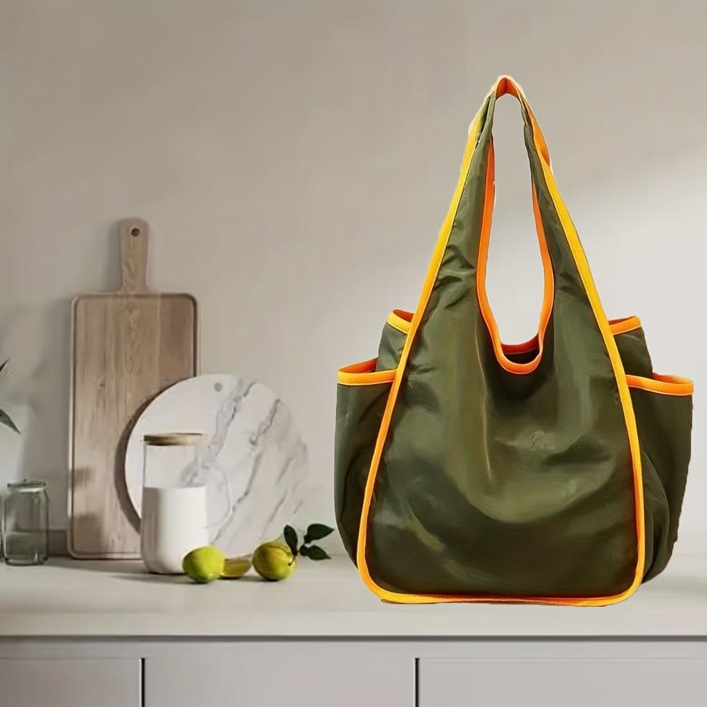 Foldable Shopping Tote Bag, Portable and Simple Multi-Color Large-Size Eco Bag, Grocery Shopping Bag, Special Bag, High-Capacity Bag