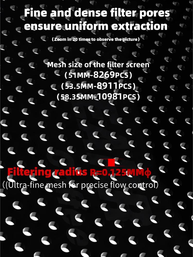 Italian Coffee Drip Tray 51-58mm, Ultra-Thin Stainless Steel Water Divider, Magnetic Support, Ideal for Espresso Machines